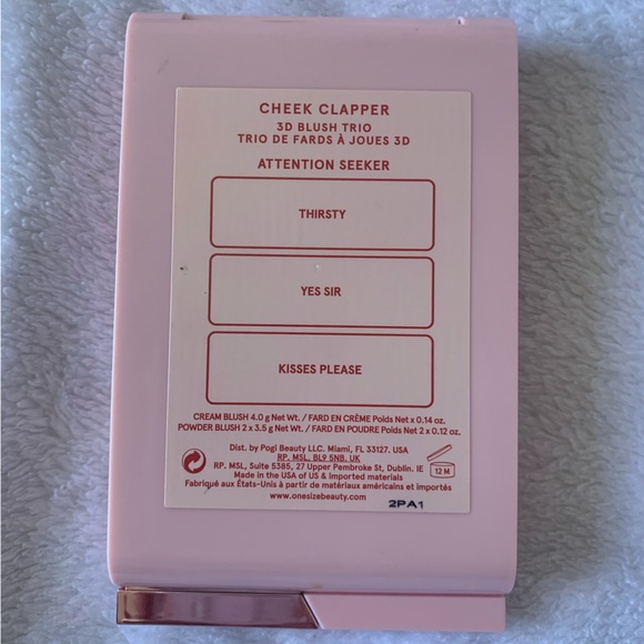ONE/SIZE BY PATRICK STARRR - CHEEK CLAPPER 3D BLUSH TRIO 💗 - Picture 5 of 6